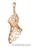 Sell 18K Gold and Diamond Pendant The Little Tuxedo emf3