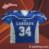 Sell Customized 100% Polyester Mesh Wicking Material American Football Jers