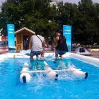 Two riders water bikes water bicycle sea bicycle for sale