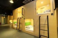 Wood capsule Bunk Bed for Hostels /School Students Dormitory Loft Bed Frame/capsule hotel bed