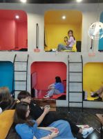 wood Hot Sale Hotel furniture Capsule Sleeping Pod Capsule Hotel Bunk Bed