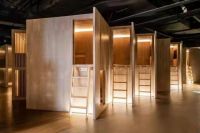 wooden Designed sleeping capsule Hotel Capsule Bed, Bedroom Furniture luxurious capsule bed