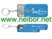 mint tin box, chewing gum tin box, candy tin box, sliding tin box with keyring