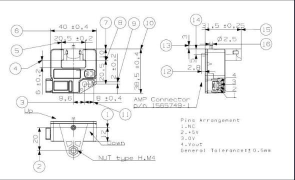 Open Loop Hall Effect Fuel Cell Current Control Sensor