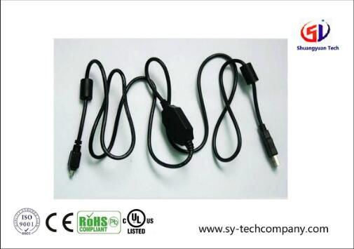 Fire Wire IEEE 1394 Cable with Two Ferrite Core