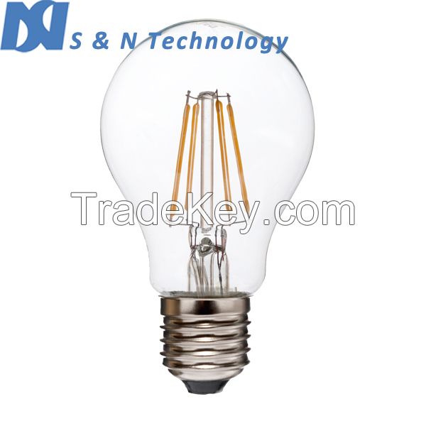 WARM WHITE LED FILAMENT BULB (A60/PS60/A19/A60)