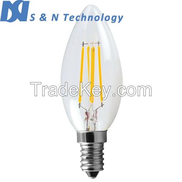 2016 Hot Ra80 3.5w e14 led filament bulb