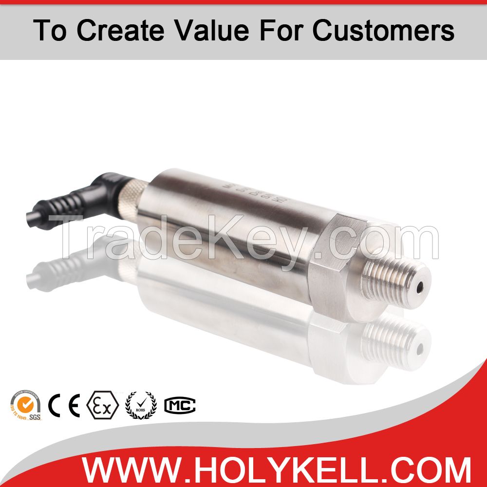 Holykell 0-200 Bar 0.5% to 0.1%FS gas/water/oil pressure sensor/transudcer/transmitter