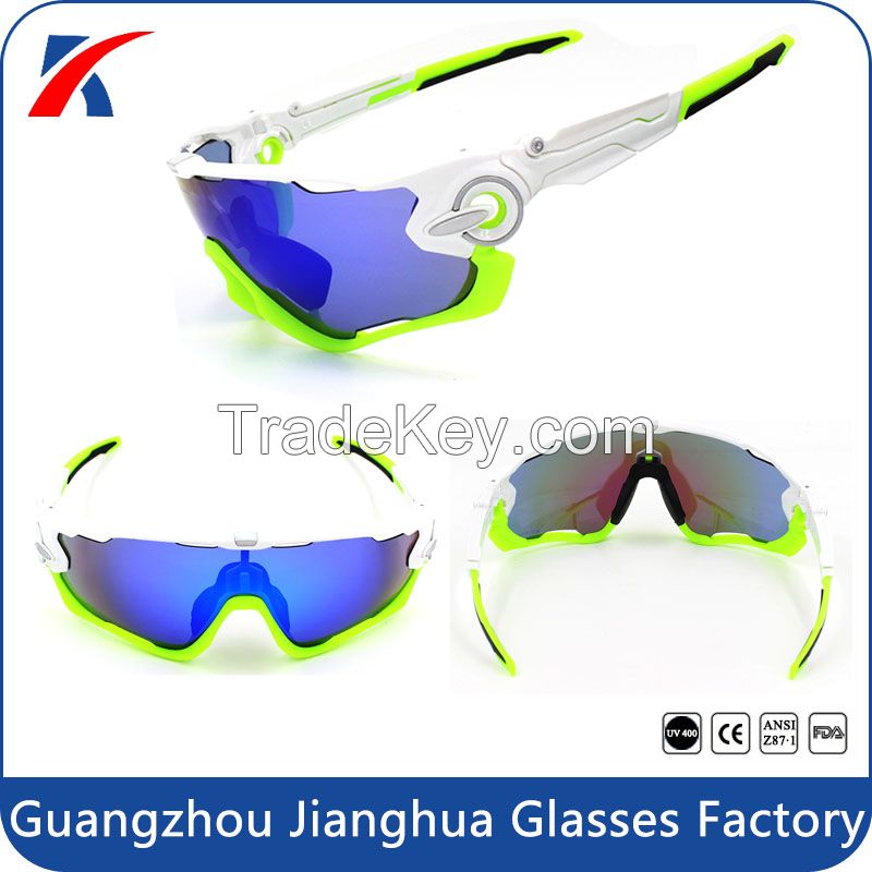 stylish sports riding windproof boxed cycling sport eyewear