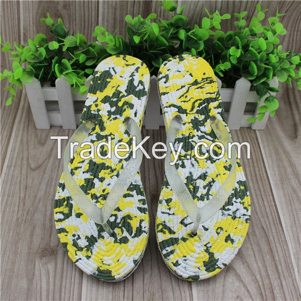 PVC Strap women style camouflage flip flops