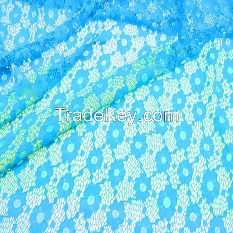 fashionable jacquard lace fabric for wed dress