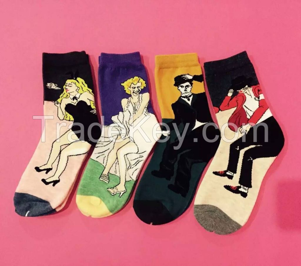 Famous Painting Casual Cotton Fashion Crew Socks/Fashion Design Mens Cartoon Socks/Cheap Crew Socks Famous Painting Casual Cotton Fashion Crew Socks/Fashion Design Mens Cartoon Socks/Cheap Crew Socks  Add to My Cart  Add to My Favorites Famous Painting Ca