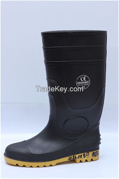 PVC rain boots with several colours