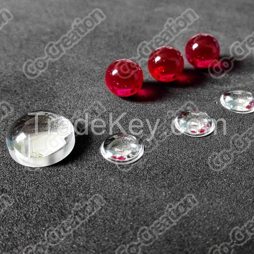 sapphire Balls Lenses   ruby ball lens Hemispheres lens