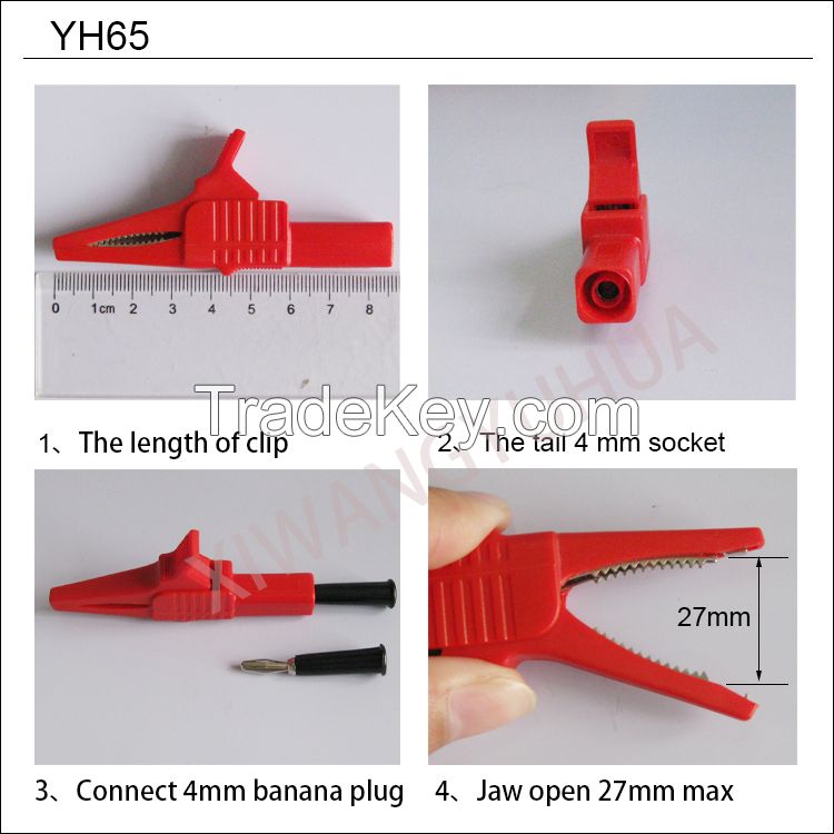 high quality safety alligator clip