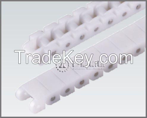 conveyor chain with turning radius