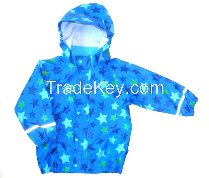 Children PU Rain Jacket - Children Jacket