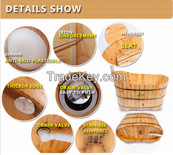 Outlet wooden basic of spa/bath/massage