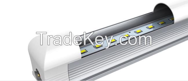 led tubeT5 T8 tube led lighting fixture chinese alu+pc