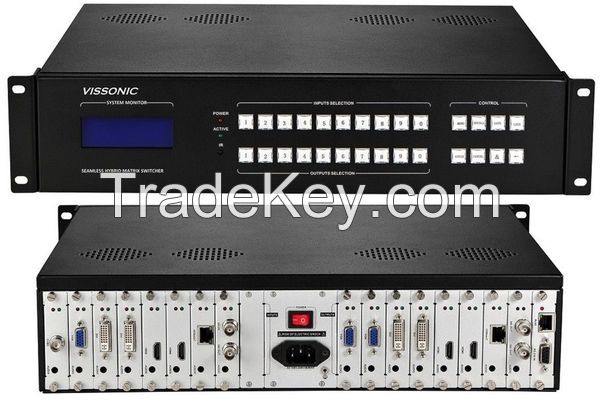 VISSONIC Modular Matrix Switcher 8x8 36x36