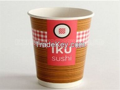 Distinctive printed paper cups double wall wholesale coffee cup coffee shop party supply one-off cup cups