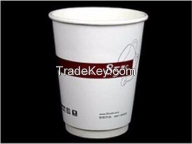 Food grade disposable coffee cup with lid 100% eco-friendly coffee shop tableware custom