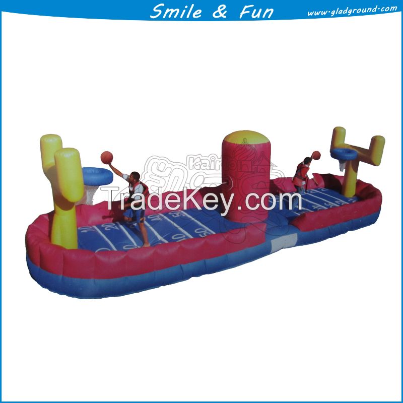 cheap inflatable sport games with PVC tarpaulin mertarial for sale