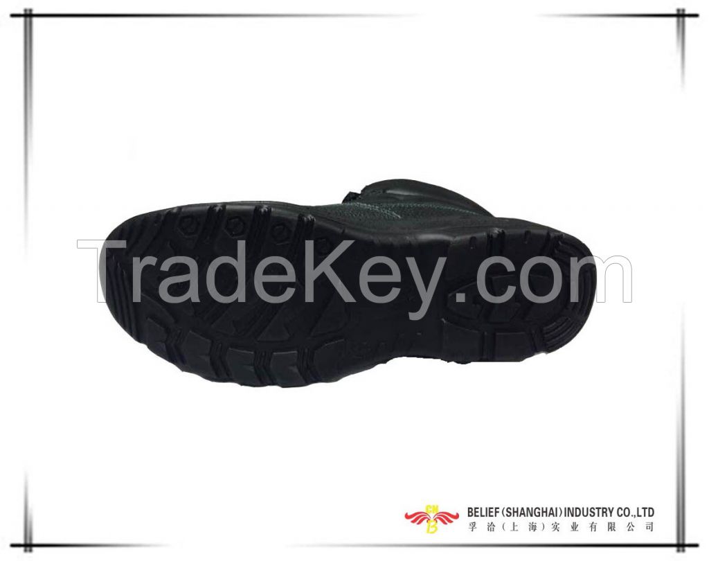 Embossed Leather safety shoes