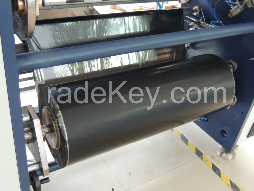 barcode ribbon slitting machine ribbon cutting machine with leader shaft