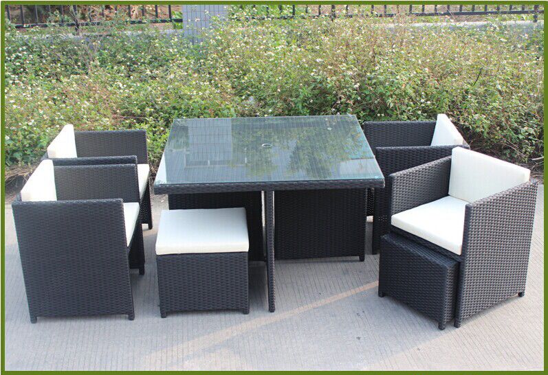 outdoor furniture garden table and chair set rattan furniture