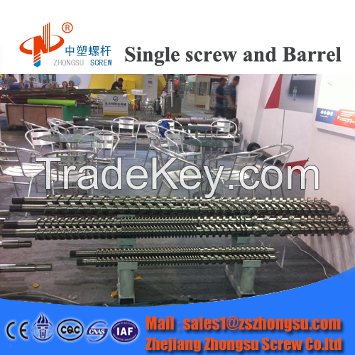 Plastic extruder machine bimetallic parallel twin screw barrel