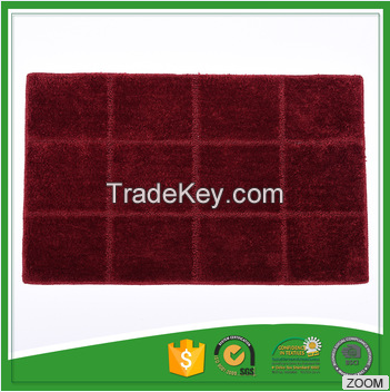 Super absorbent moisture anti-slip thin bath mat