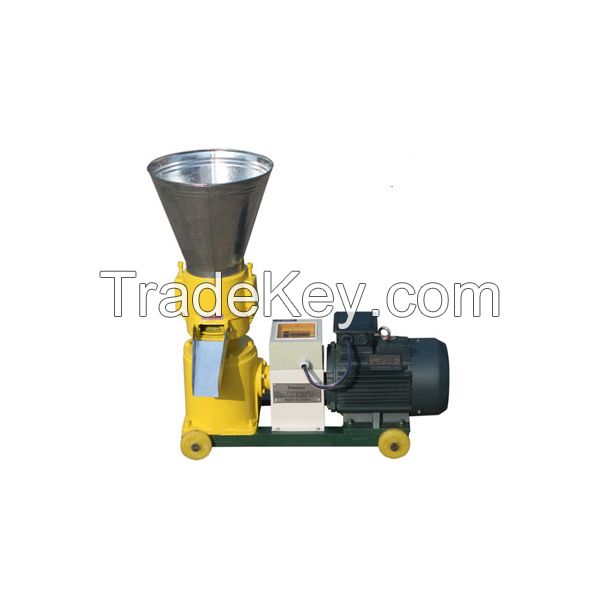 Electric flat die pellet mill for homeuse