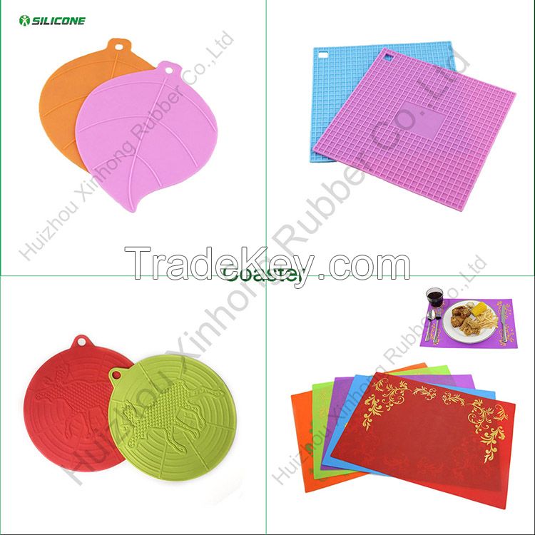 Hot sale customized FDA approved silicone coaster