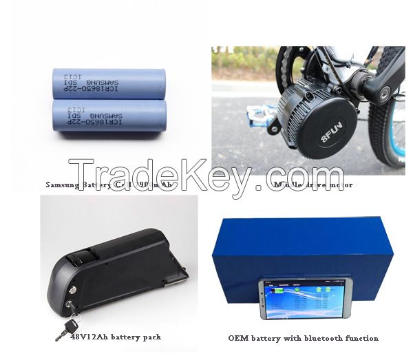 750W 8Fun middle drive electric bicycle motor 