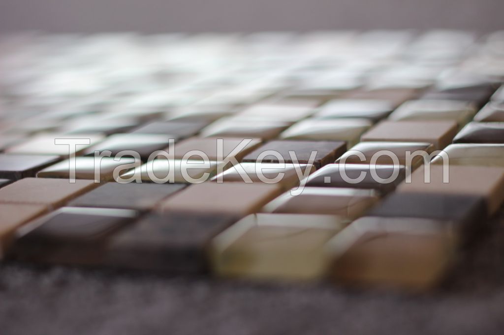 Glass Mix Marble Mosaic