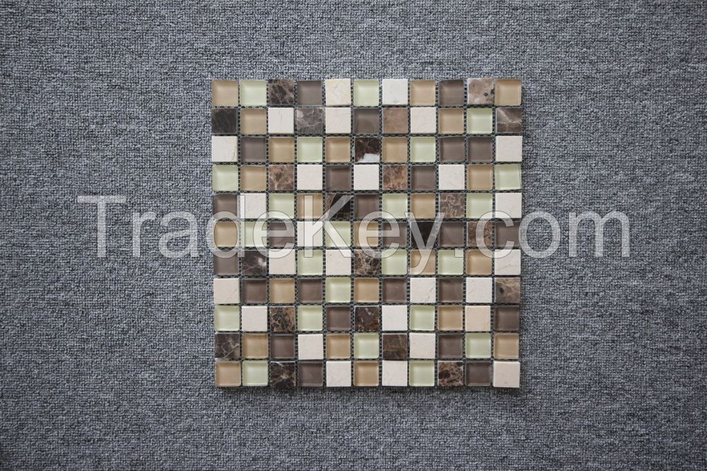 Glass Mix Marble Mosaic