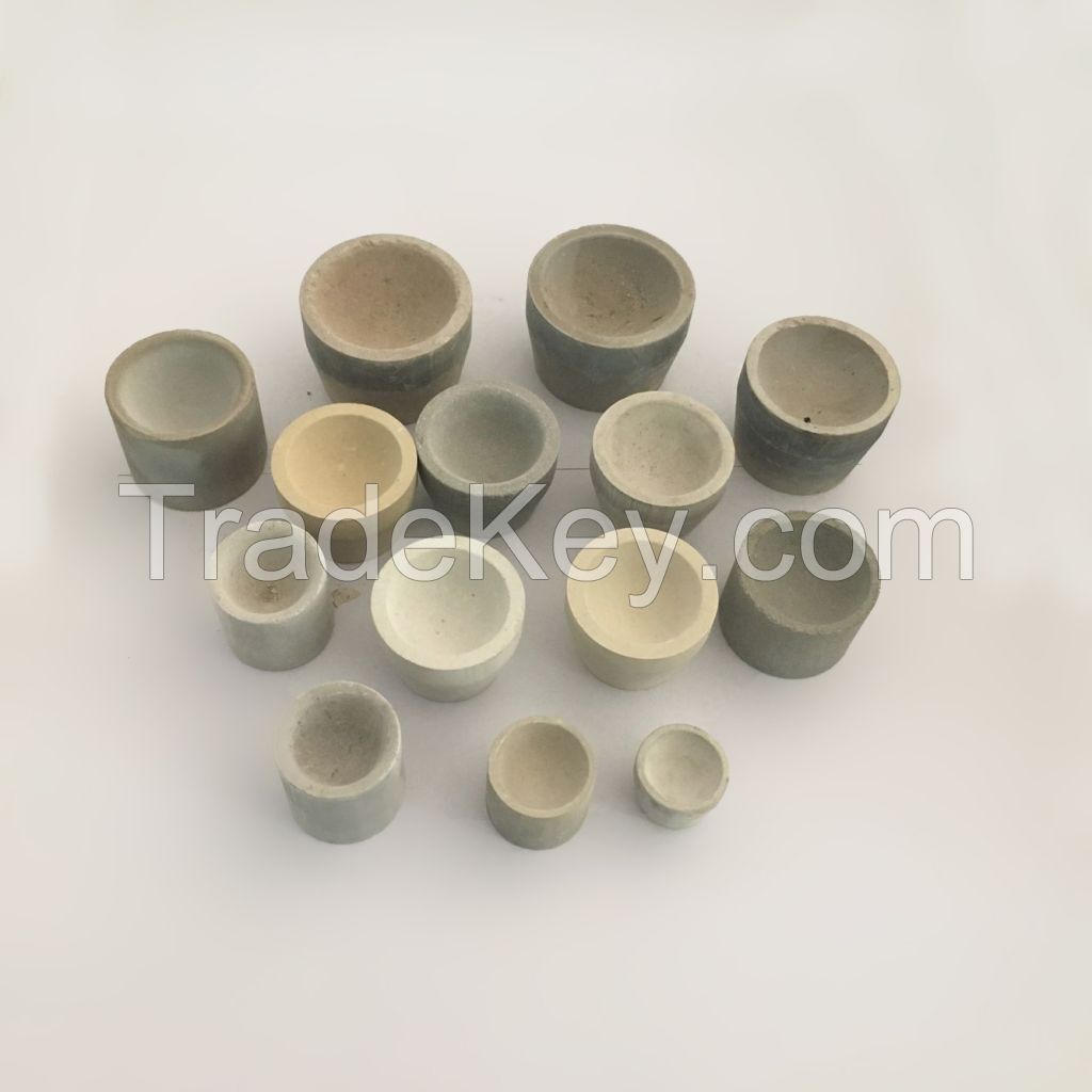 Factory wholesale Magnesia Cupels fire assay cuples 