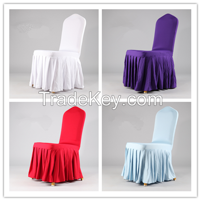 Spandex hotel chair cover wedding plastic