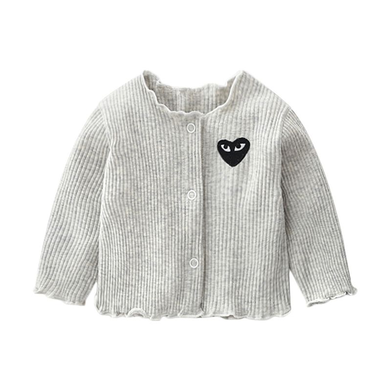 Heart EMB knitted Cotton princess Infant toddlers newborn baby girls clothes rompers sets wholesale