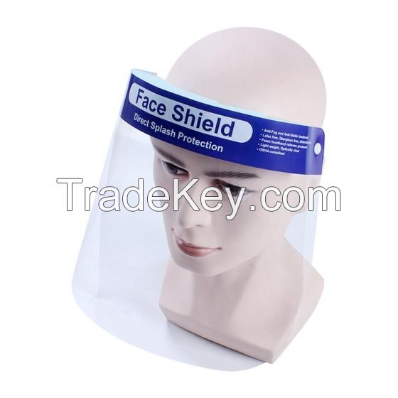 Face Sheild Blue and White Protective Safety Face Shield / Face Shield Hats