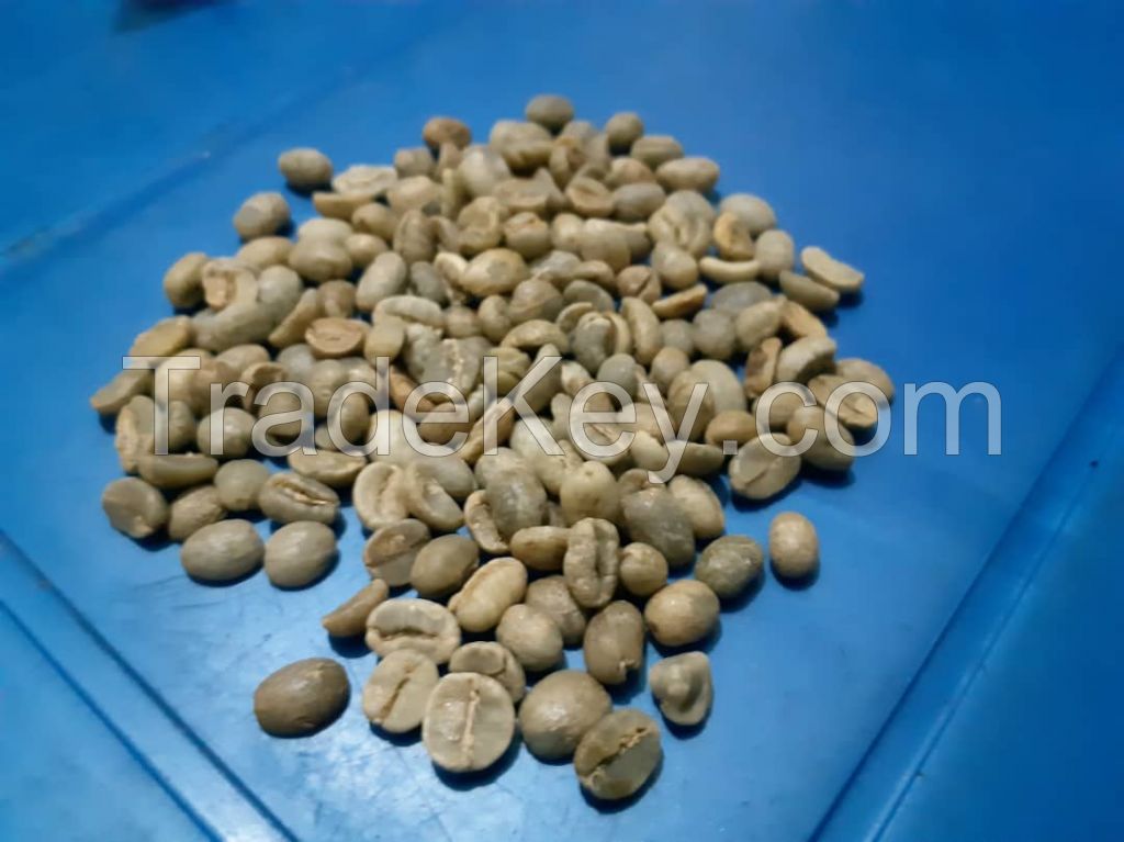 Green coffee beans Arabica / Rubista  Origin Tanzania