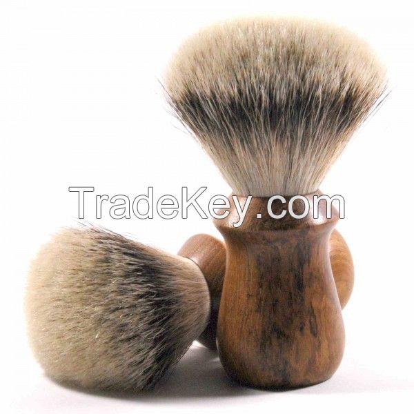 silver tip best pure black badger hair