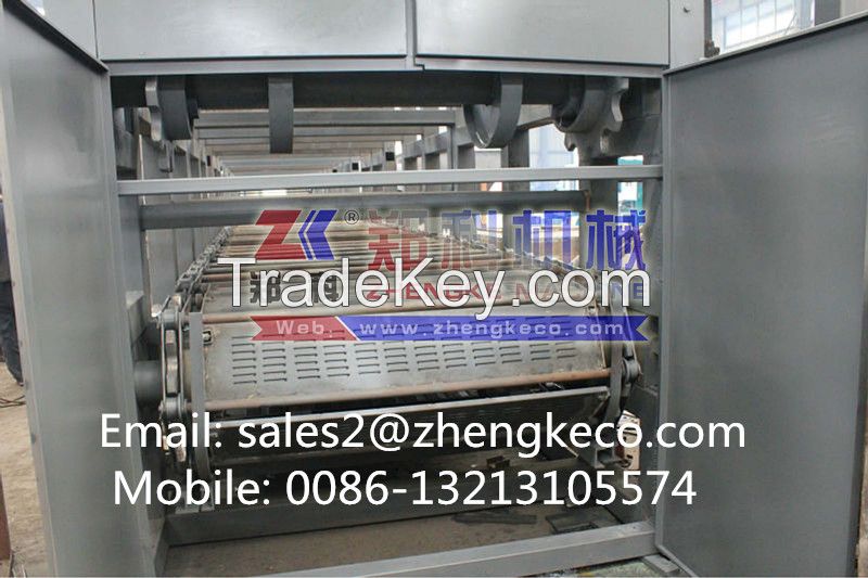 High capacity agricultural and industrial chain plate dryer system