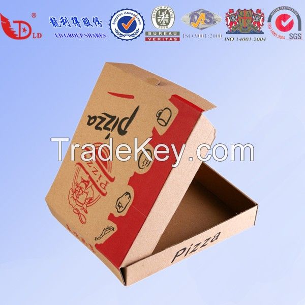 8 inch color printed paper corrugated pizza box