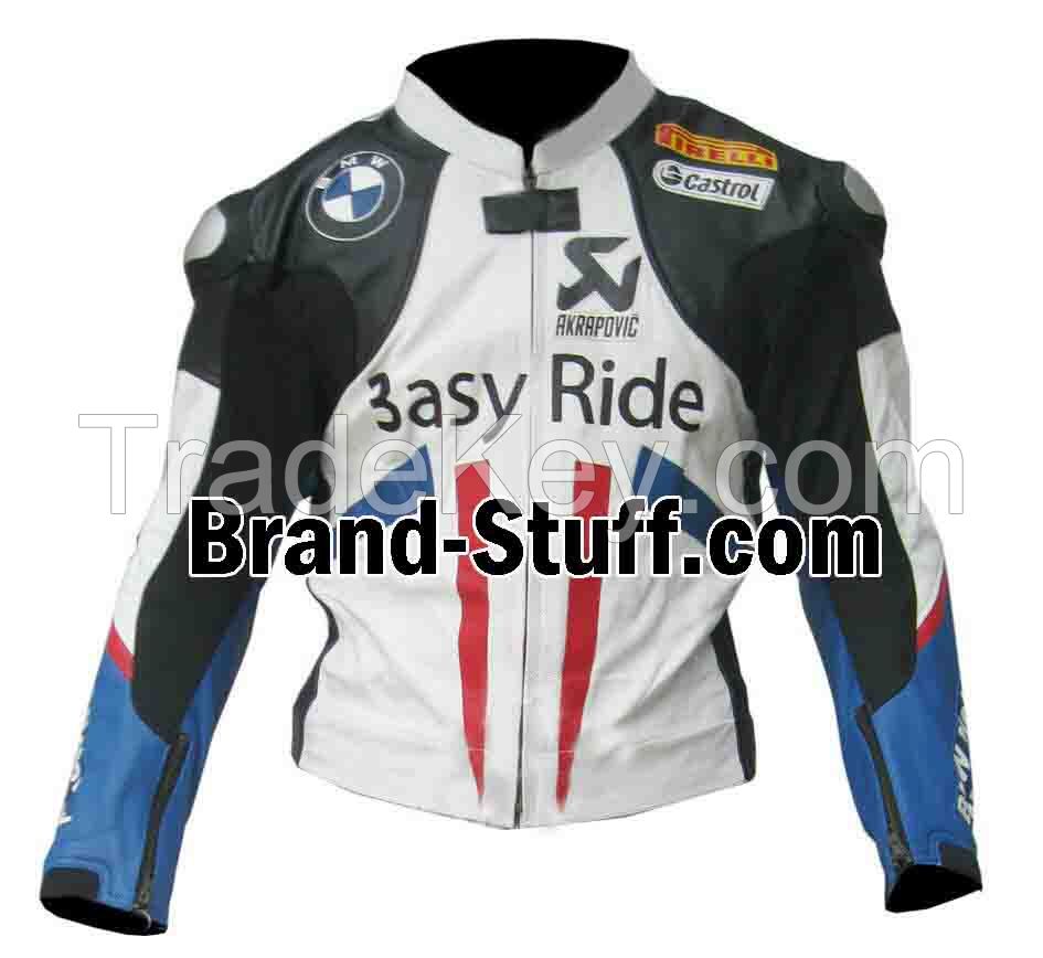 1.2-1.3  Motorbike Racing leather jacket, Race Wear Jacket, motorrad motorbike racing leather jacket, Mens White Blue multicolor  Motorcycle Racing Biker Leather Jacket