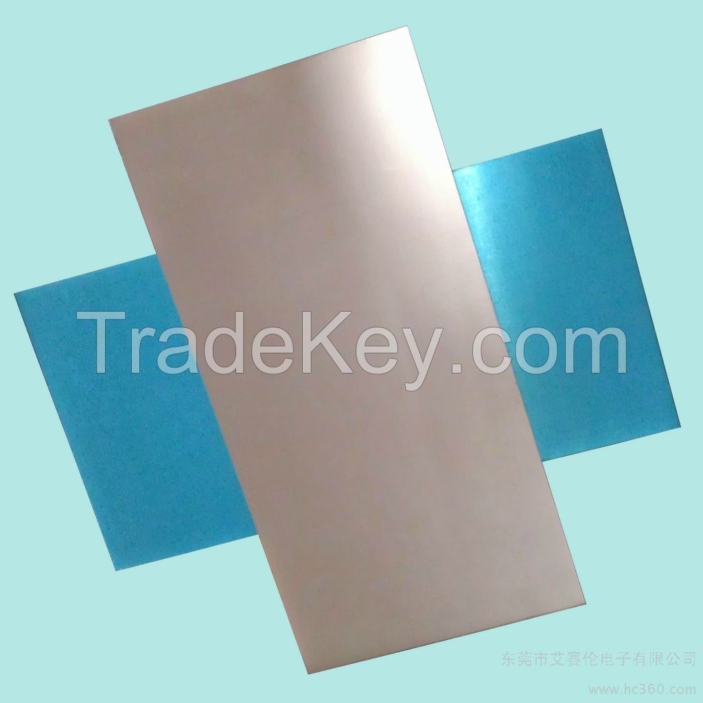 1W PP aluminum copper clad laminate UL passed high peel strength