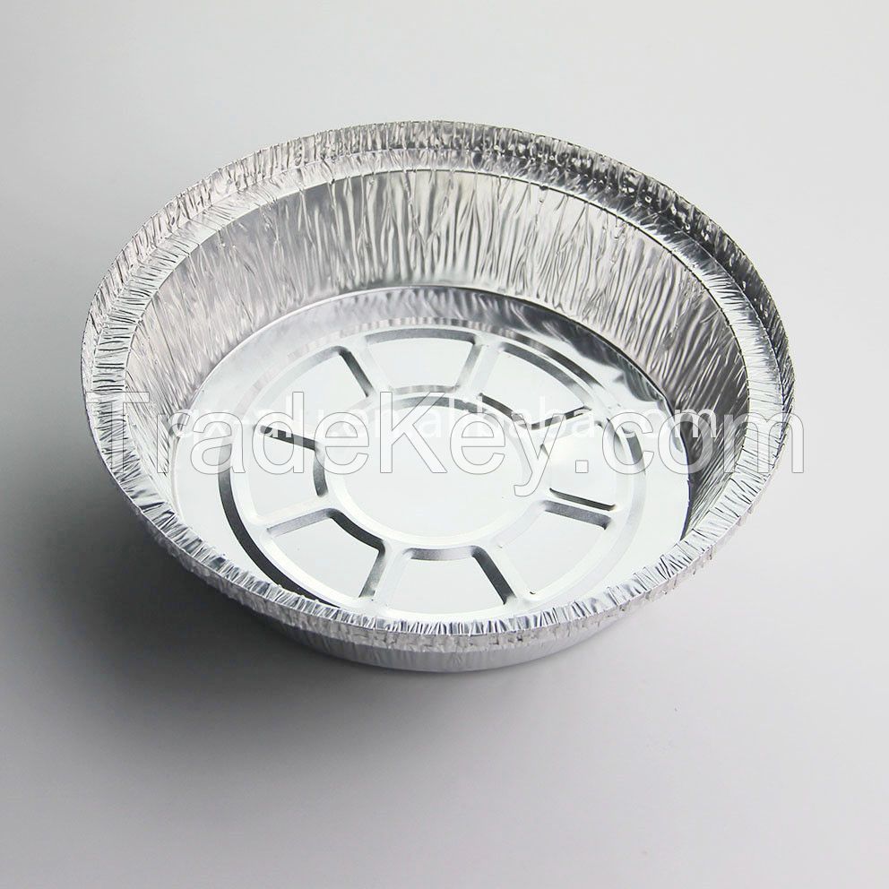 Aluminum foil food grade storage containers with lids 