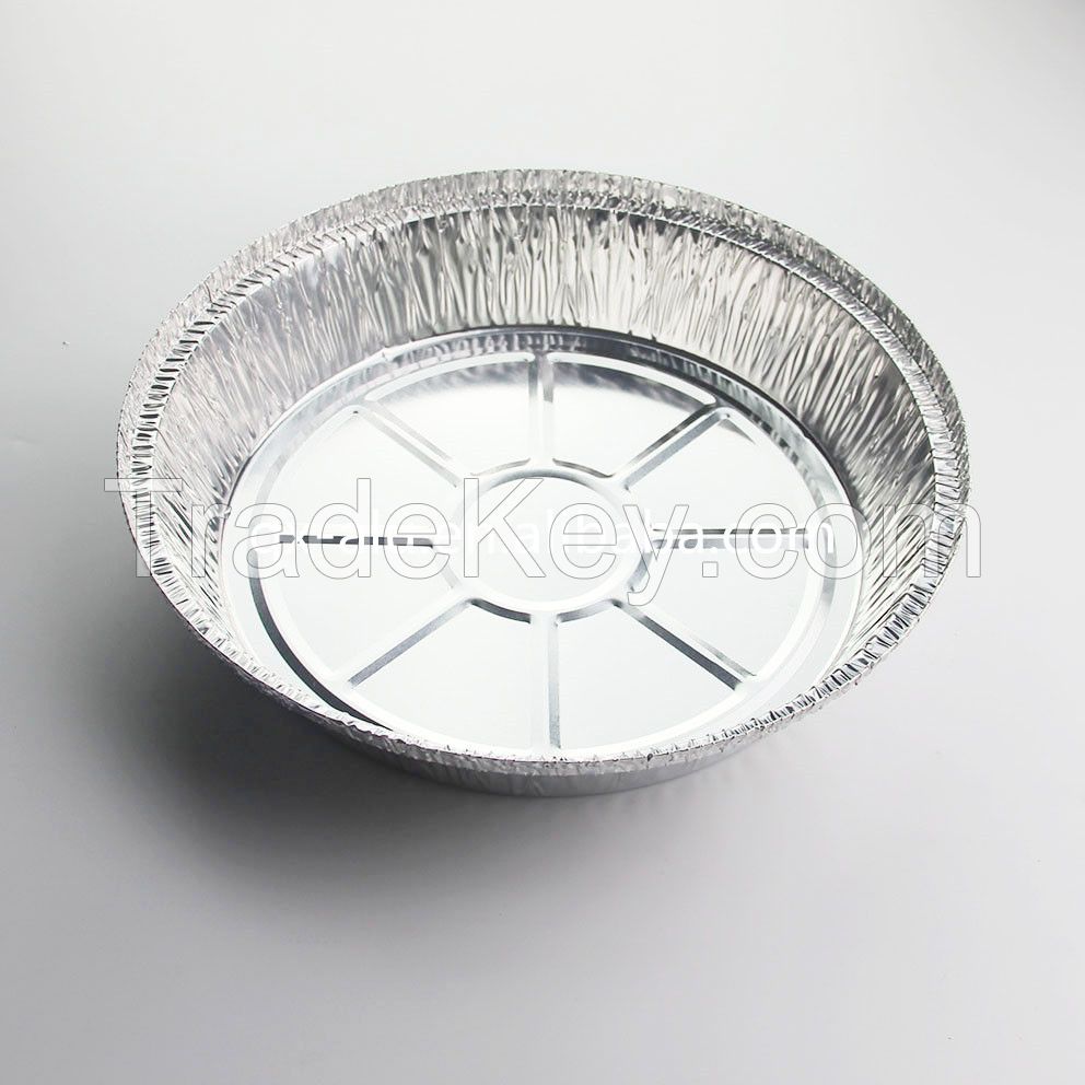 Aluminum foil food grade storage containers with lids 