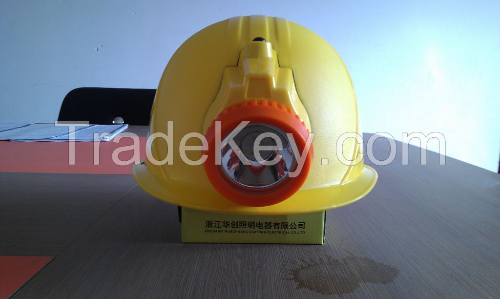 Rechargeable miners safety helmet light